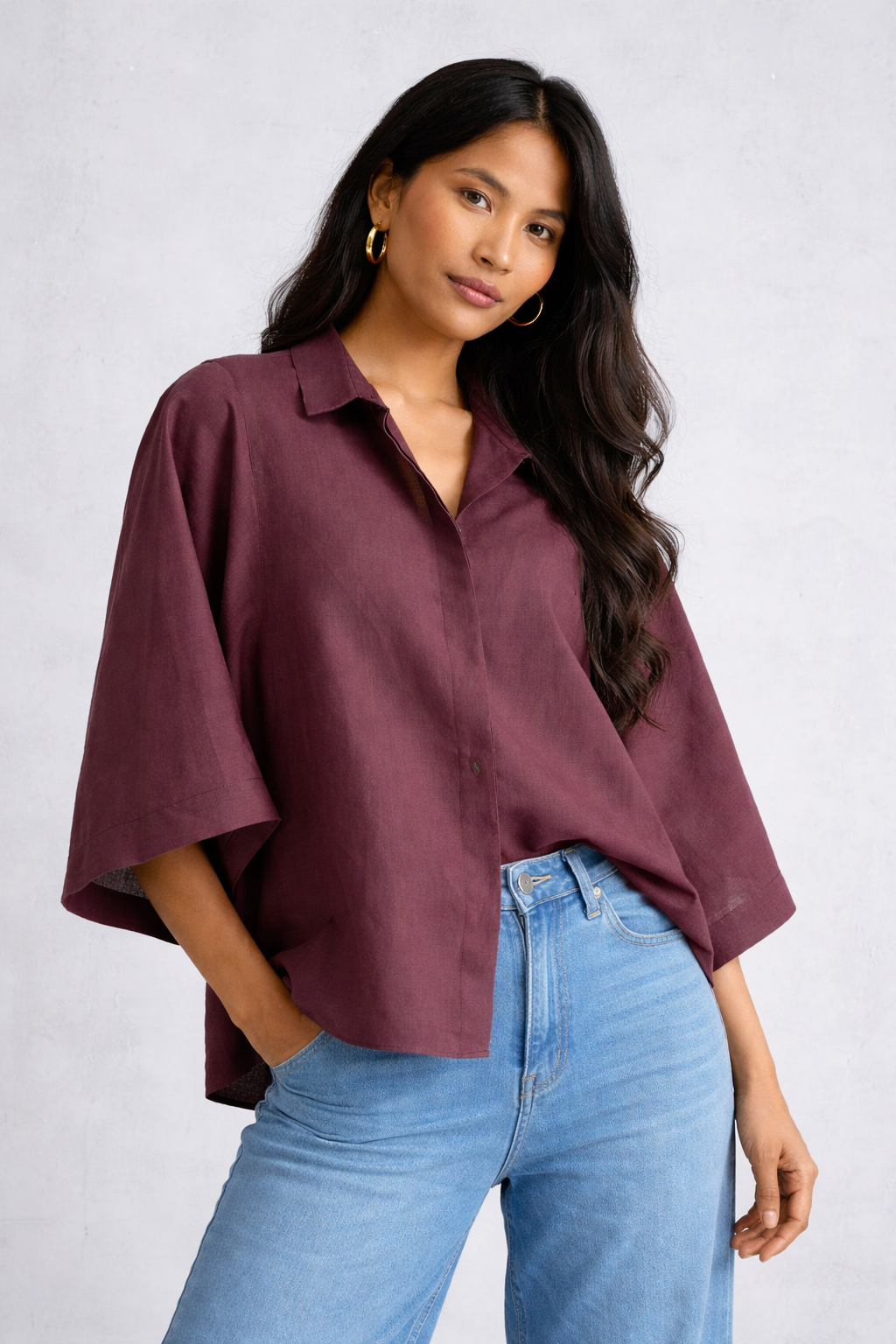 Oversized Shirt for Women | Relaxed Fit Casual Top