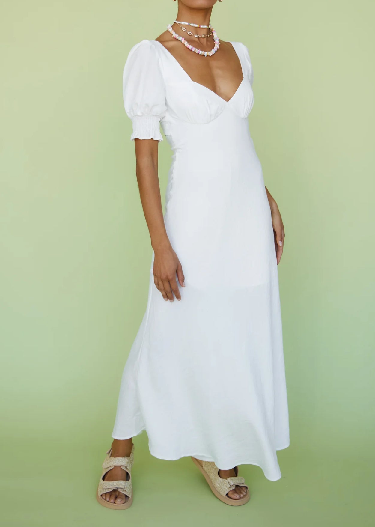 Wonder White Maxi Dress