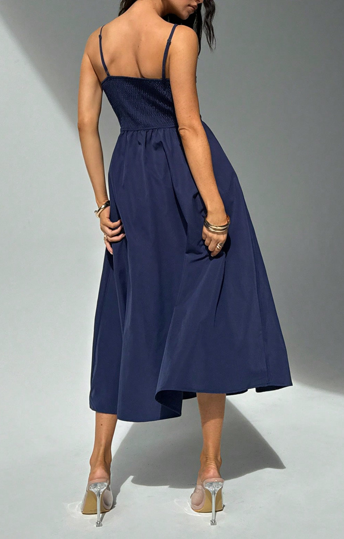Aurora Midi Bustier Dress