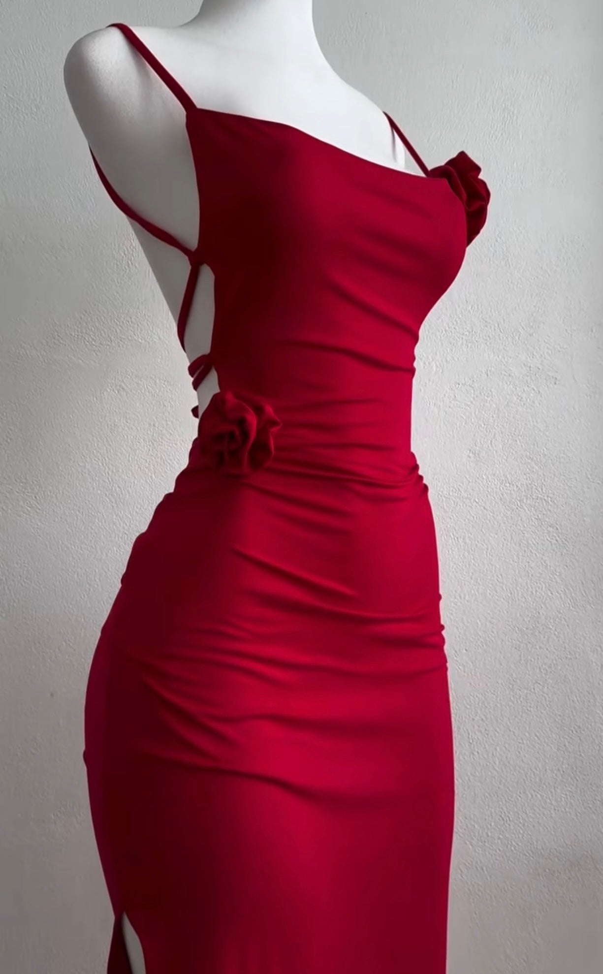 Rosy Red Dress