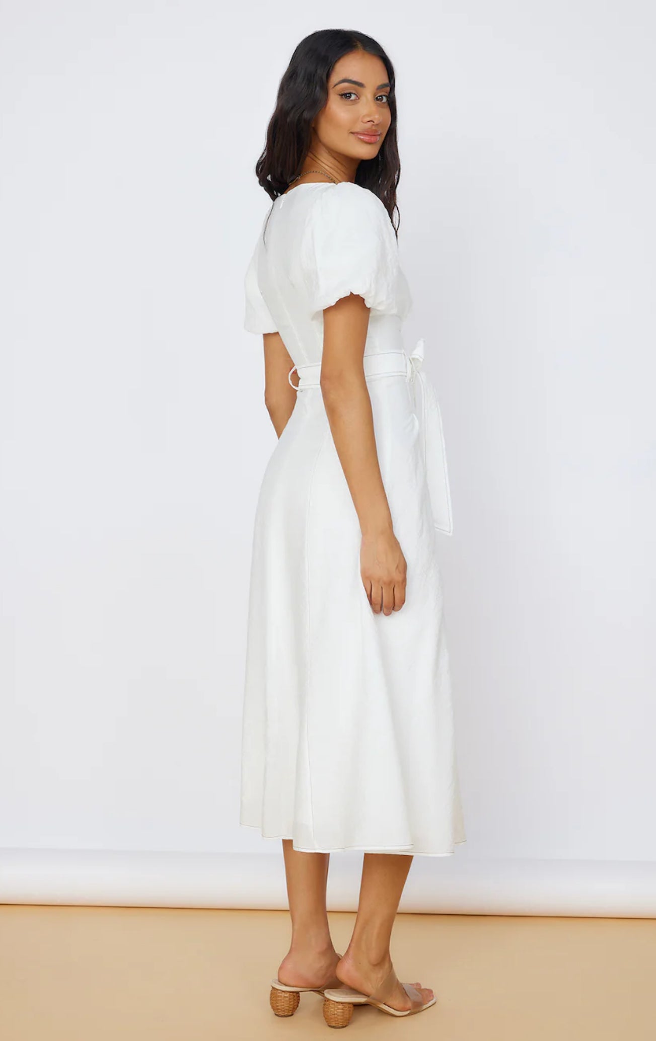 Statement Bow Midi Dress