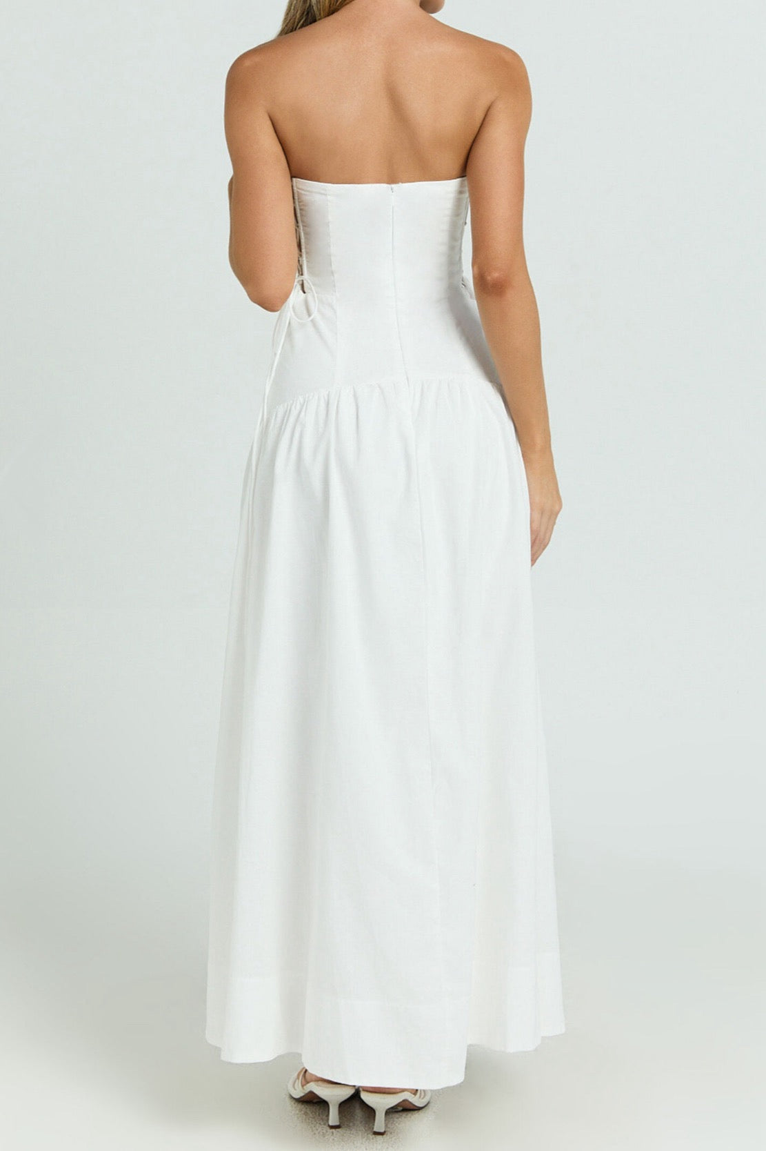 Boho Girl side string Midi Dress
