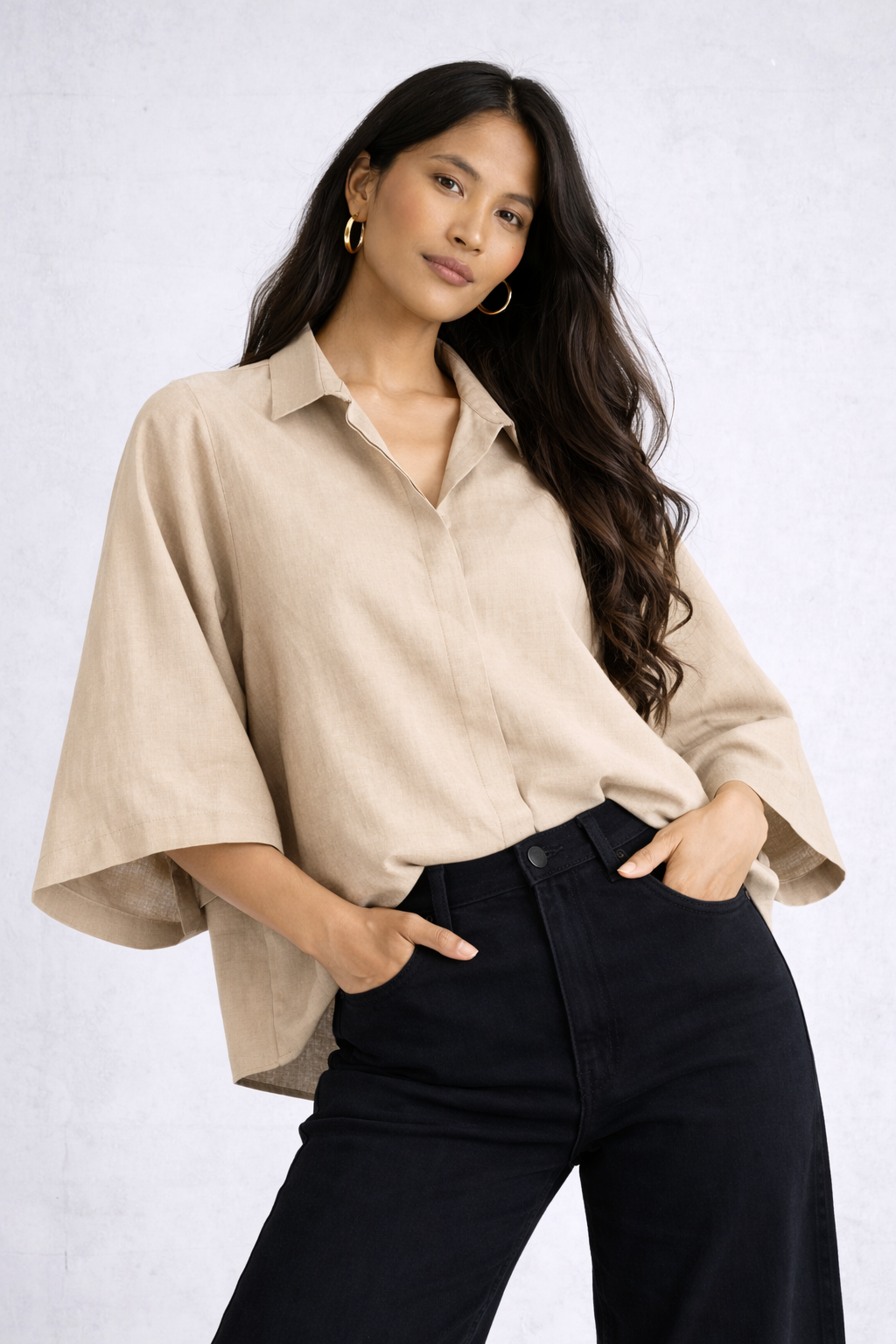 Oversized Shirt for Women | Relaxed Fit Casual Top