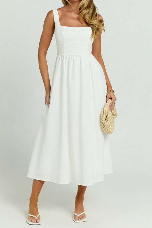 Sunny Attire white Maxi Dress