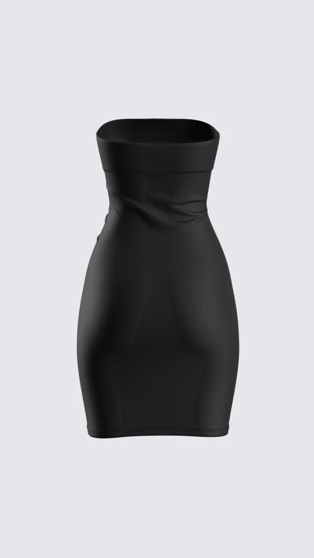 Tube Black Dress