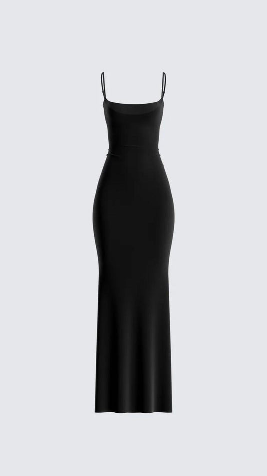 Black Maxi Bodycon Dress – Sleek and Sophisticated