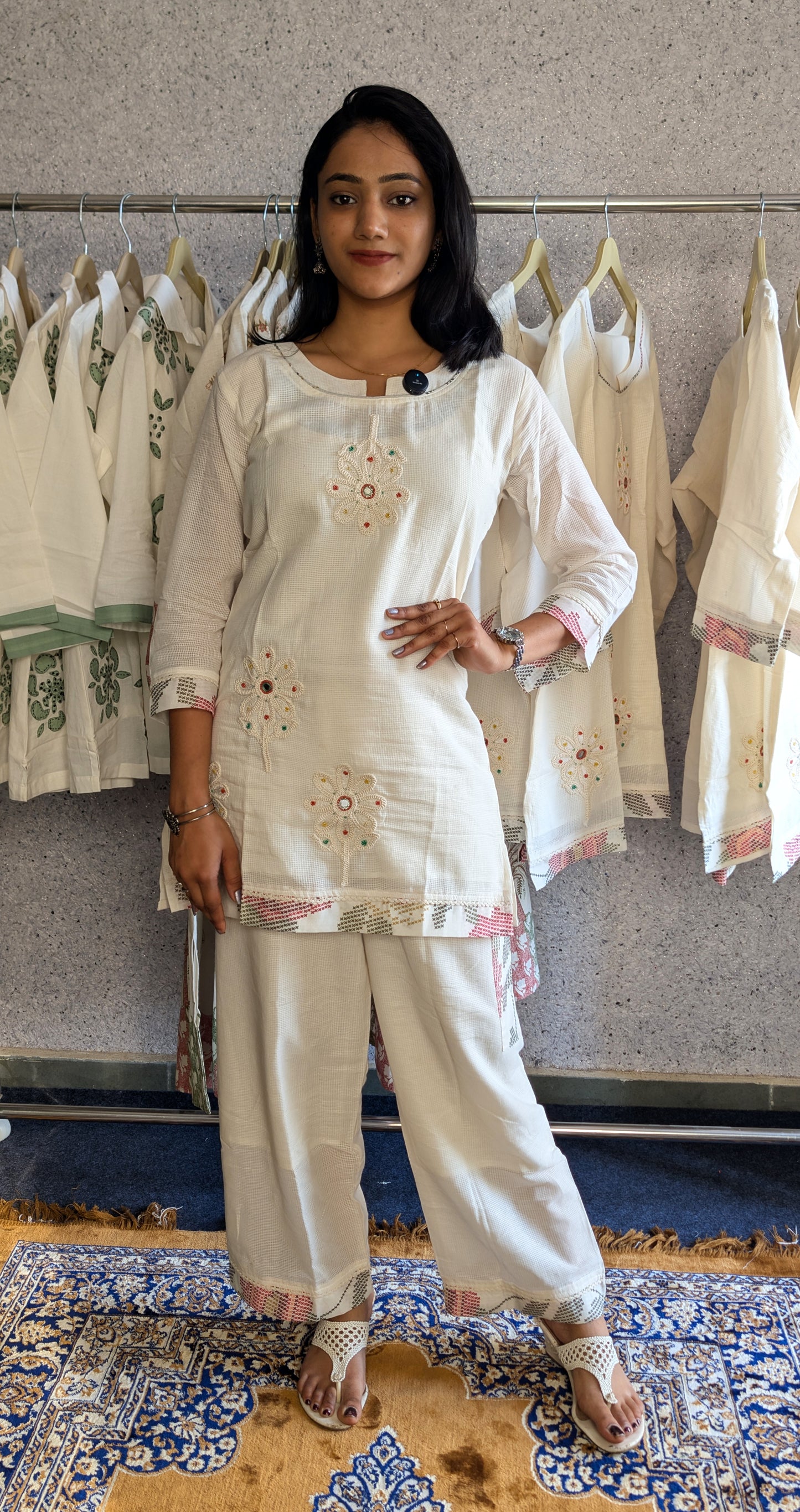 Cotton Checks Coord Set