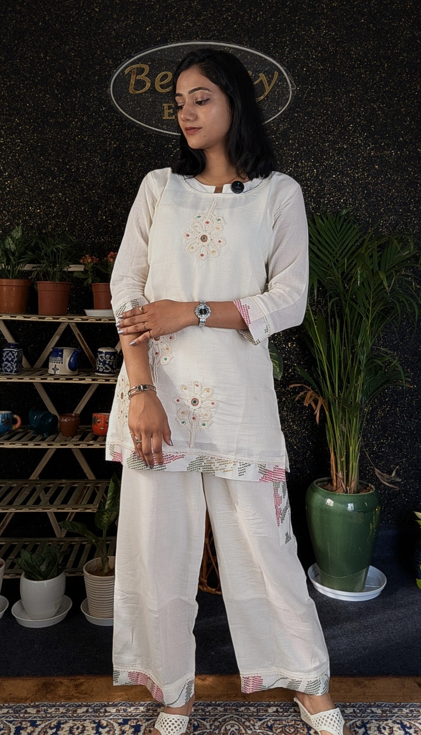 Cotton Checks Coord Set