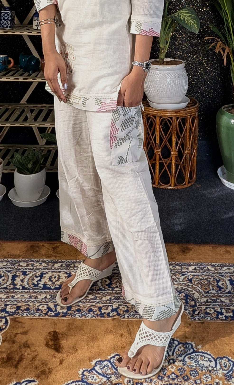 Cotton Checks Coord Set