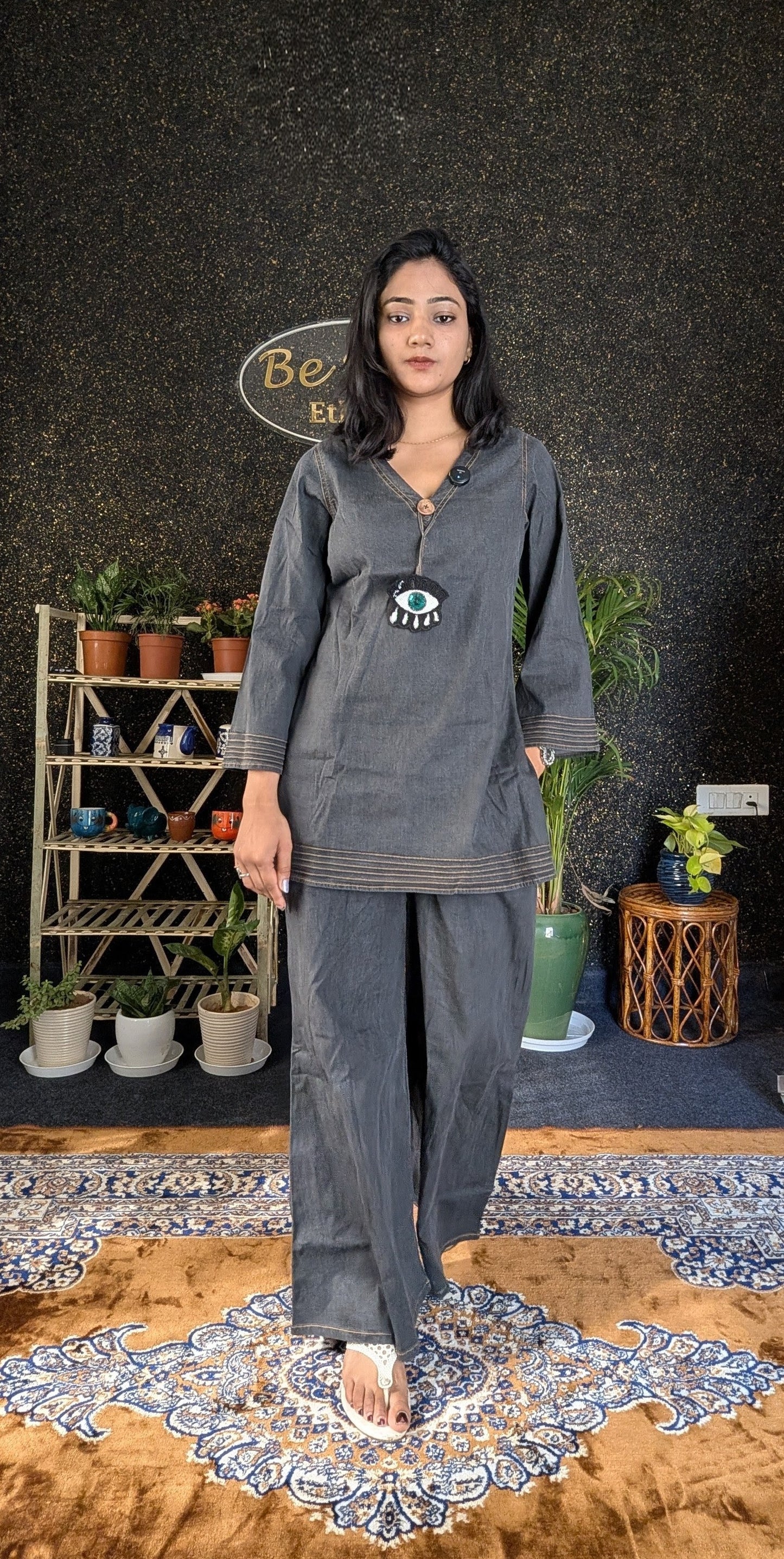 Funky Denim Coord Set