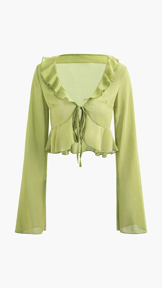 Ruffle Top- Cute