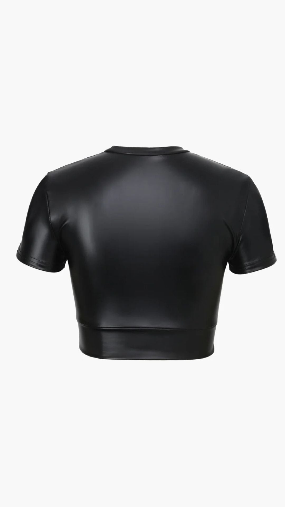 Women Cross Leather Top