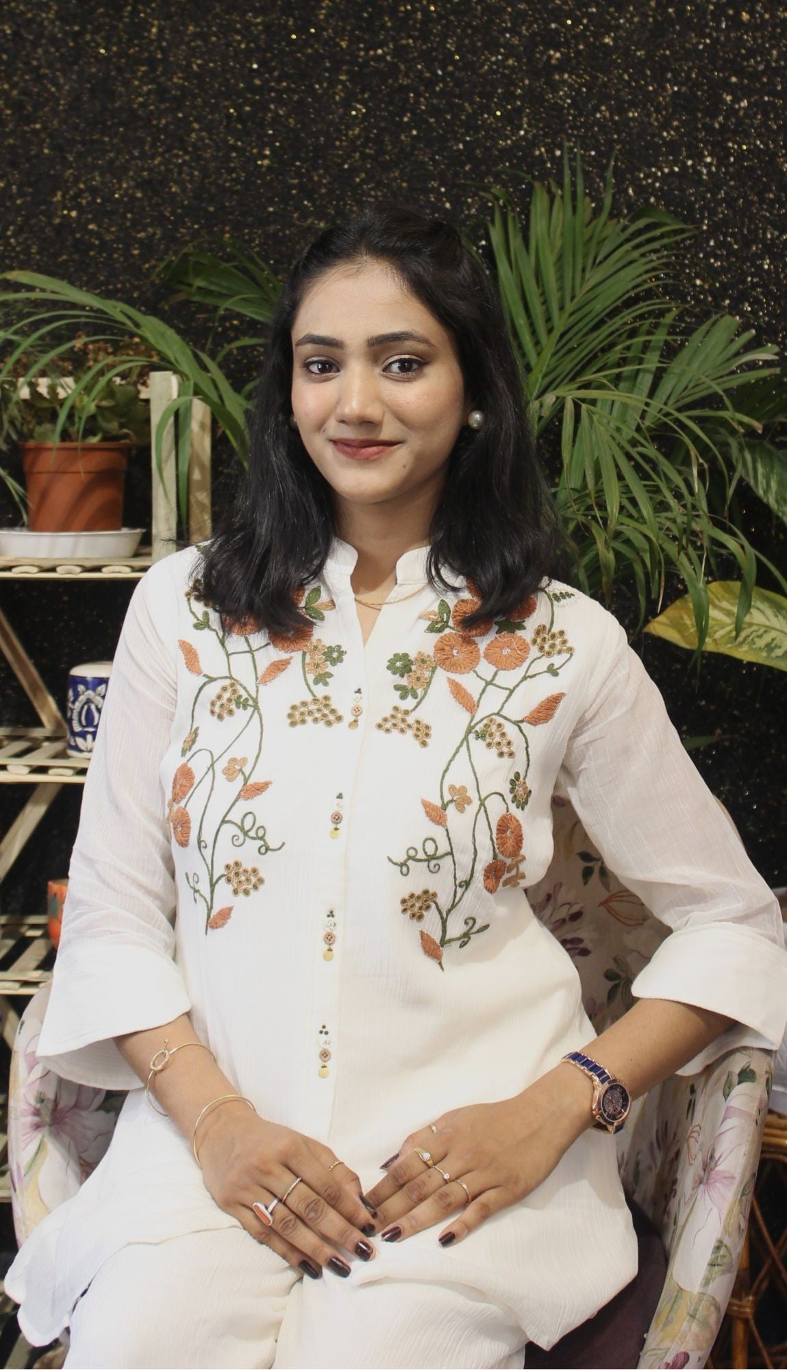 Classy Embroidered Coords Set