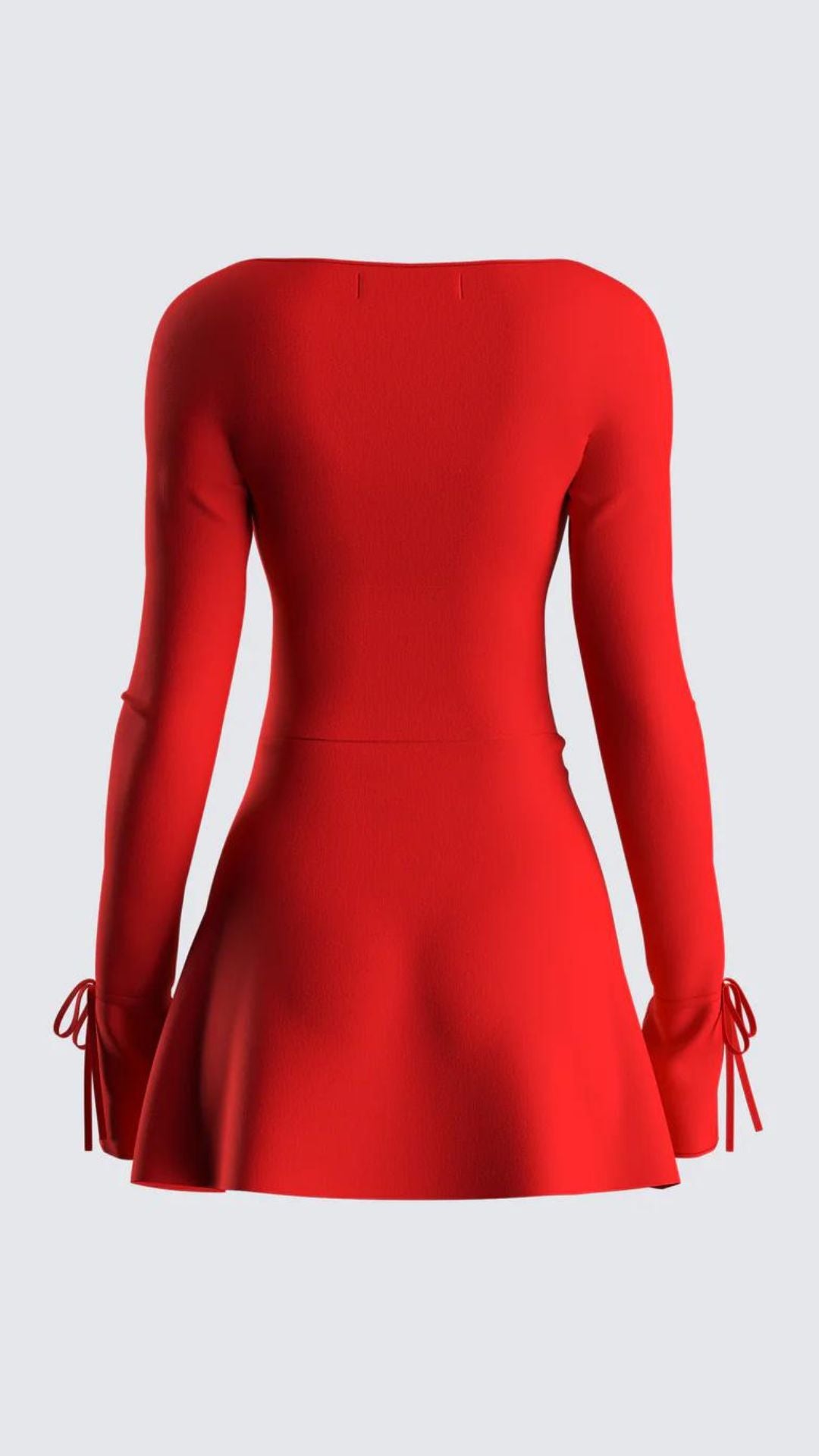 Scarlet Red Midi Dress