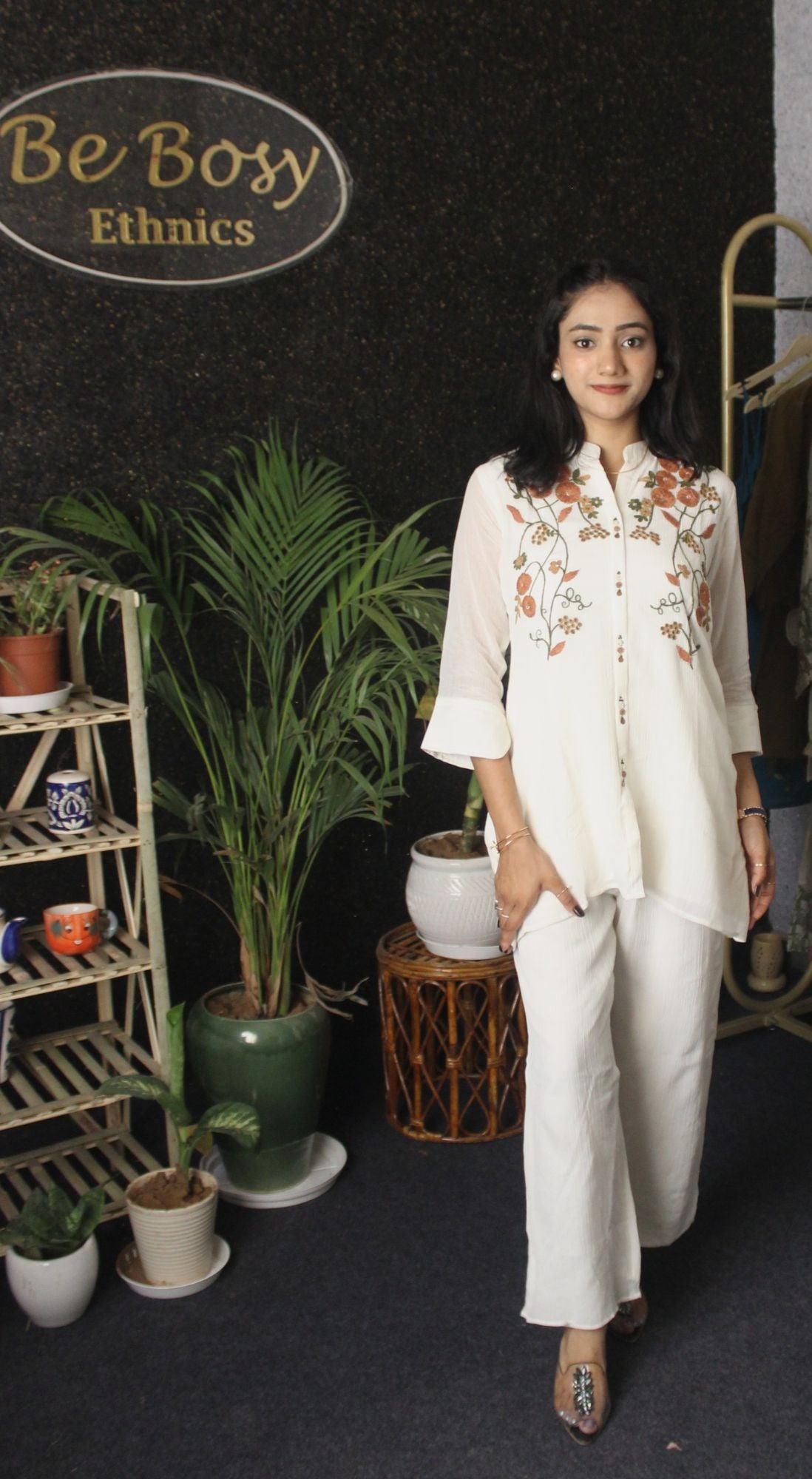 Classy Embroidered Coords Set
