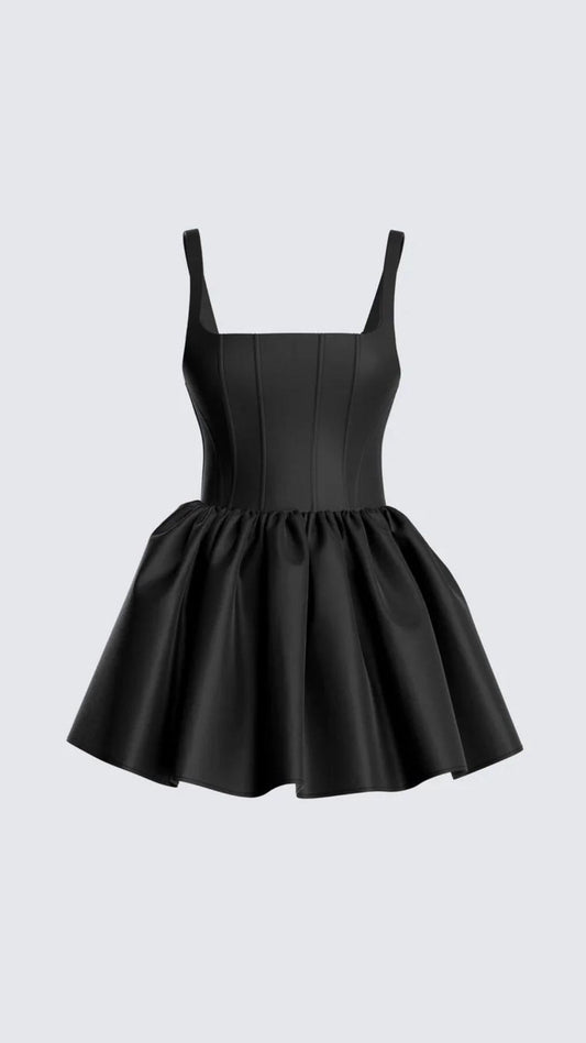 Black Mini Corset Dress