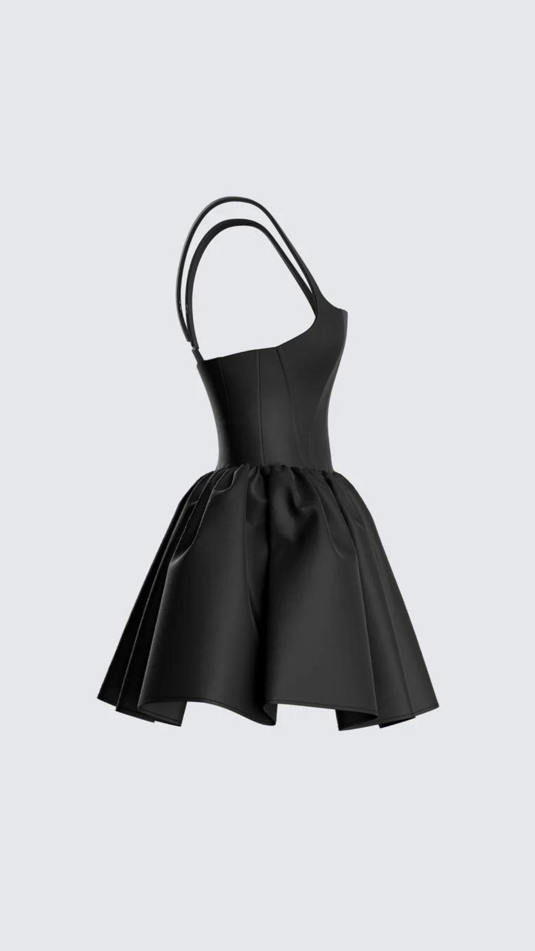 Black Mini Corset Dress