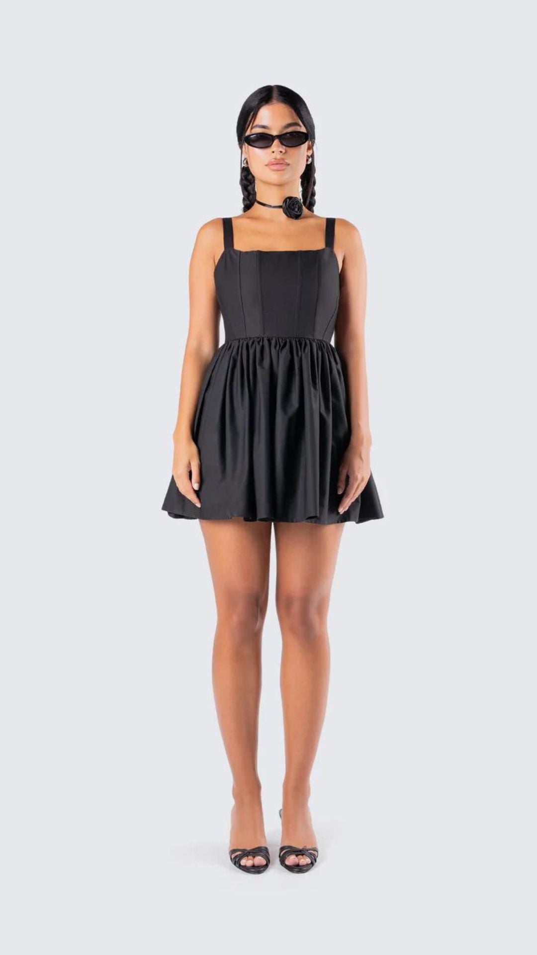 Black Mini Corset Dress